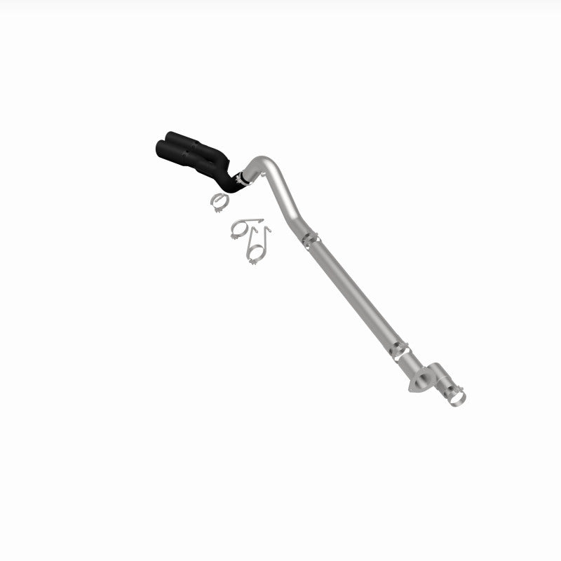 MagnaFlow 08-18 Ford F-250/F-350/F-450 4.6L/6.7 DPF-Back Black 4in Dual Single Rear Exit