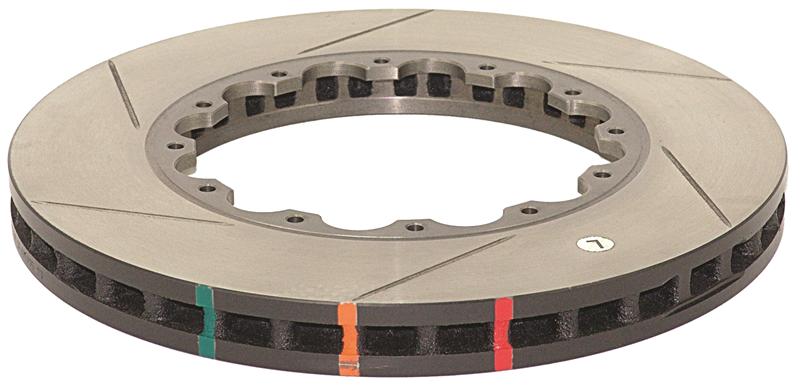 DBA 08-12 Nissan Pathfinder 5.6L Front 5000 Series Drilled & Slotted Ring