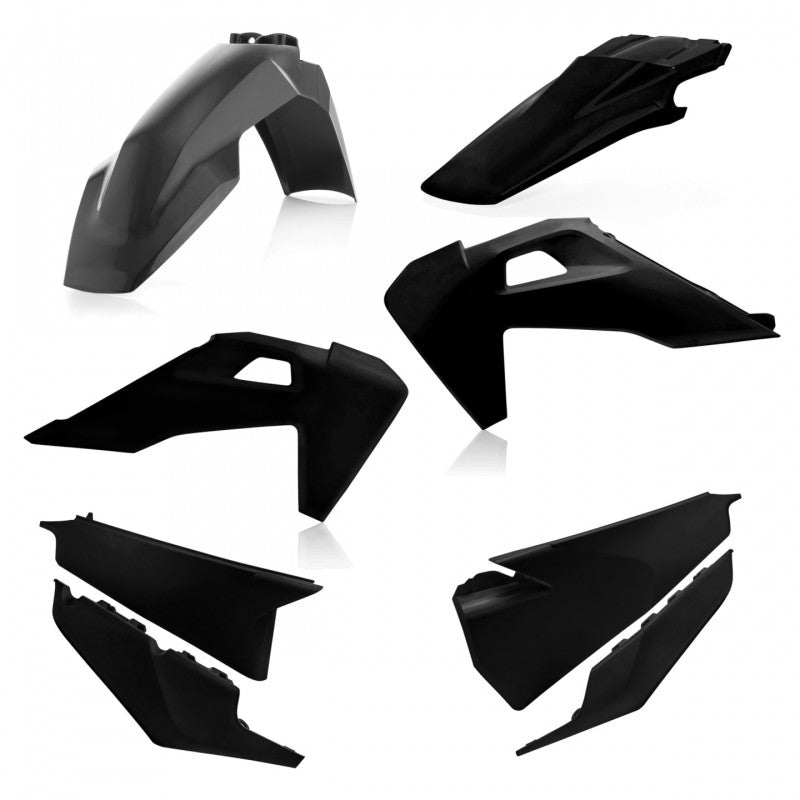 Acerbis 20-23 Husqvarna TE150i-300i/ FE350/s-501/s Plastic Kit - Black