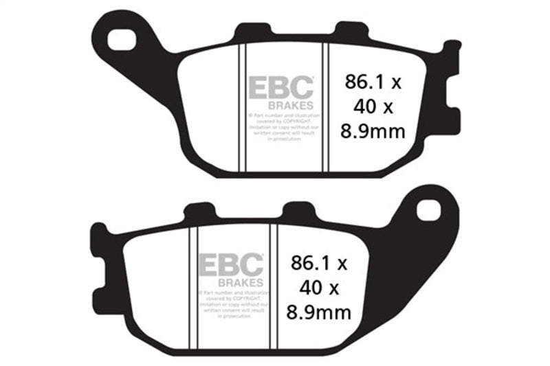 EBC 01-07 Honda NSS 250 Reflex Rear Left Sintered R/HH Brake Pads