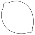 Vertex Pistons 96-08 RM 250 Clutch Cover Gasket - Outer