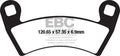 EBC 15-18 Polaris Sportsman 570 Ace Front Left/Right SXR Brake Pads