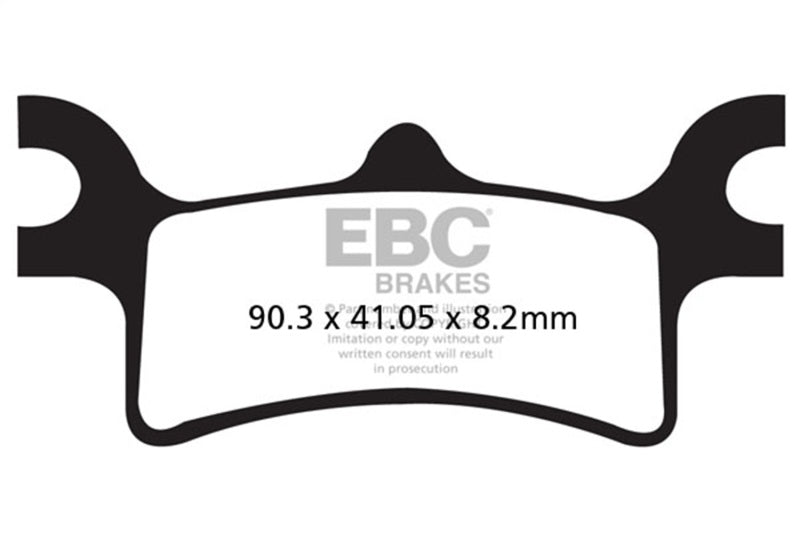 EBC 05-06 Polaris Trail Blazer 250 Front Left/Right R Series Sintered Brake Pads