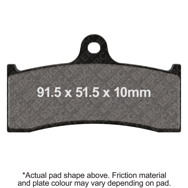 EBC Beringer Calipers 6 Piston (Old Design) Front Organic Brake Pads