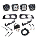 Baja Designs 23-25 Ford Super Duty Squadron Pro/SAE 2.0 Dual Fog Pocket Kit (SAE Fog) - Clear