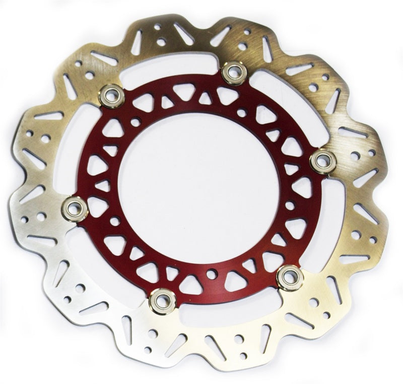 EBC 05-07 Yamaha YZF-R6 310mm Rotor Front Left/Right Vee Floating Red Rotor