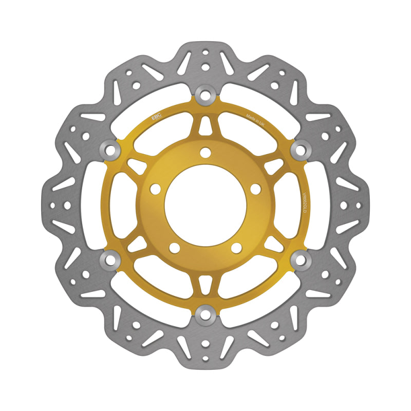 EBC 03-04 Triumph Hinckley Daytona 600 Front Left/Right Vee Floating Gold Rotor