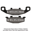 EBC 88-07 Kawasaki EX 250 Ninja Front Left/Right Sintered HH Brake Pads