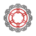 EBC 17-21 Suzuki GSX-R 1000 A (w/ABS/Brembo Radial Caliper) Front Left/Right Vee Floating Red Rotor