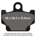 EBC 94-97 Yamaha RXS 115 (3HB6/7) Front Left/Right FA-SFA-X Brake Pads