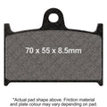 EBC 03-04 Triumph Hinckley Daytona 600 Front Left/Right FA-SFA-X Brake Pads