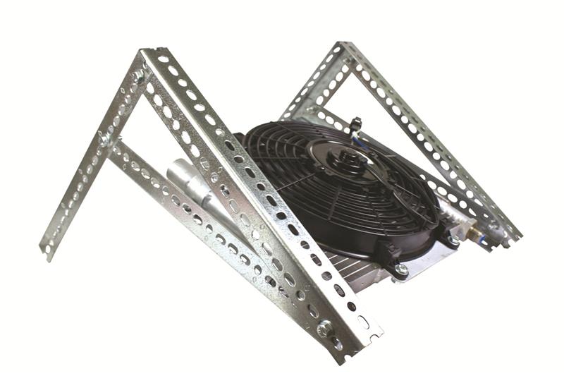 BD Diesel Xtruded Trans Oil Cooler - 3/8 inch Cooler Lines