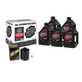 Maxima V-Twin Quick Change Kit Synthetic w/Black Filter Milwaukee-Eight
