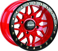 DragonFire Racing Typhon Wheel 15X10 4/156 5+5 +0 Machined Red