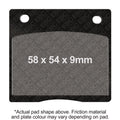 EBC 1979 Kawasaki KZ 650 C3 Rear Left Semi-Sintered V Brake Pads