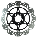 EBC 84-86 Honda VF 500 F Interceptor Front Left/Right Vee Floating Black Rotor