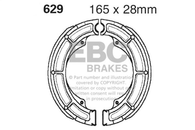 EBC 88-02 Suzuki LT-F 250 Quadrunner Rear Left Sintered R/HH Brake Pads